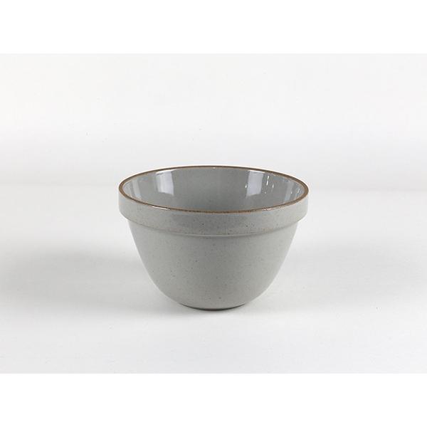【HASAMI PORCELAIN】 ディープラウンドボウル HPM046 (φ14.5cm クリア/グロスグレー) 食器 波佐見焼 ハサミポーセリン  33595 | HASAMI PORCELAIN | 01
