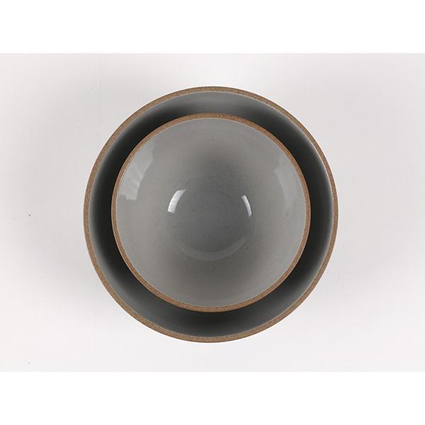 【HASAMI PORCELAIN】 ディープラウンドボウル HPM046 (φ14.5cm クリア/グロスグレー) 食器 波佐見焼 ハサミポーセリン  33595 | HASAMI PORCELAIN | 10