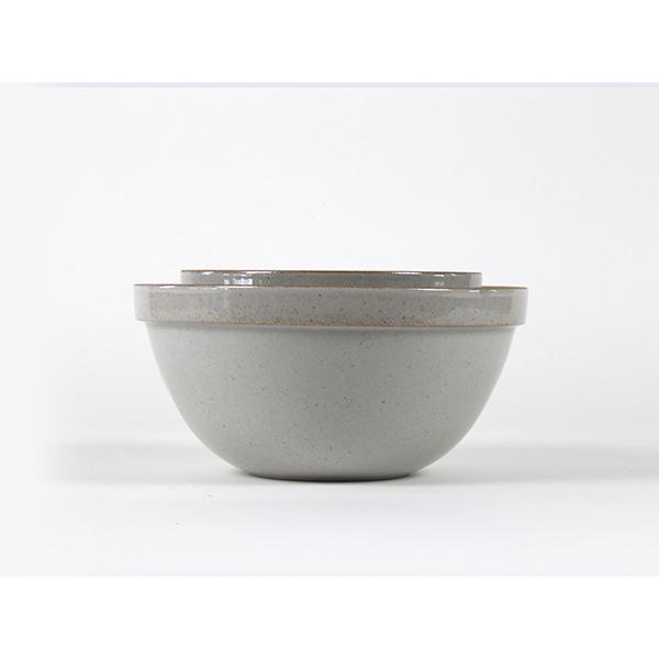 【HASAMI PORCELAIN】 ディープラウンドボウル HPM046 (φ14.5cm クリア/グロスグレー) 食器 波佐見焼 ハサミポーセリン  33595 | HASAMI PORCELAIN | 09