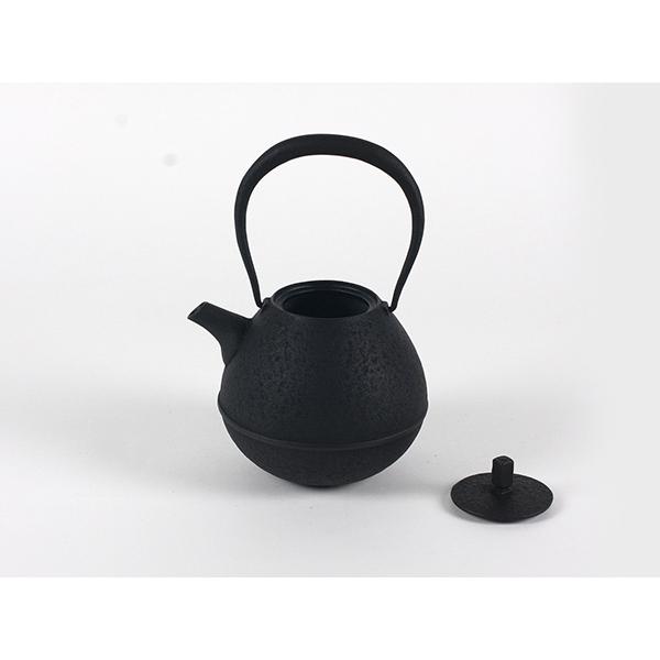 【空間鋳造】Egg 大 （Pure Black）南部鉄瓶 鉄瓶 母の日 23858の画像
