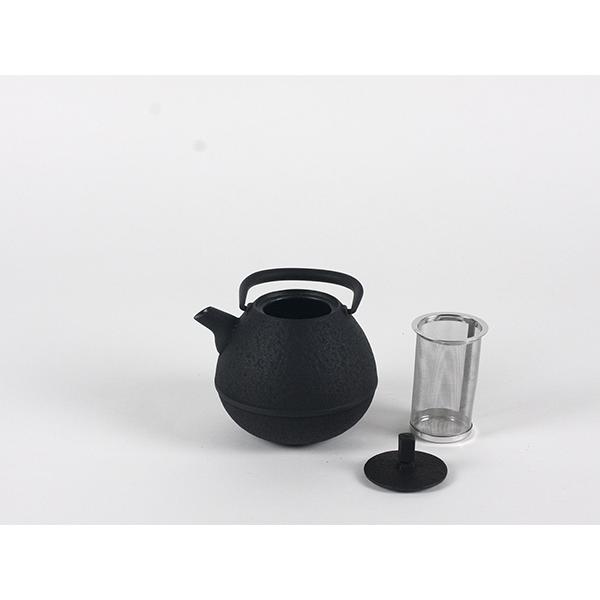 空間鋳造】Egg 中 （Pure Black）南部鉄急須 急須 23861 : esprit