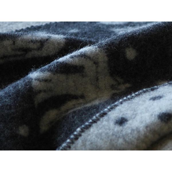 【正規取扱店】KLIPPAN2021aw ウールミニブランケット birds in the snow(SIZE:65×90cm/ダークグレー) kp892147【ミナ・ペルホネン 皆川明 】 24778 | KLIPPAN | 06