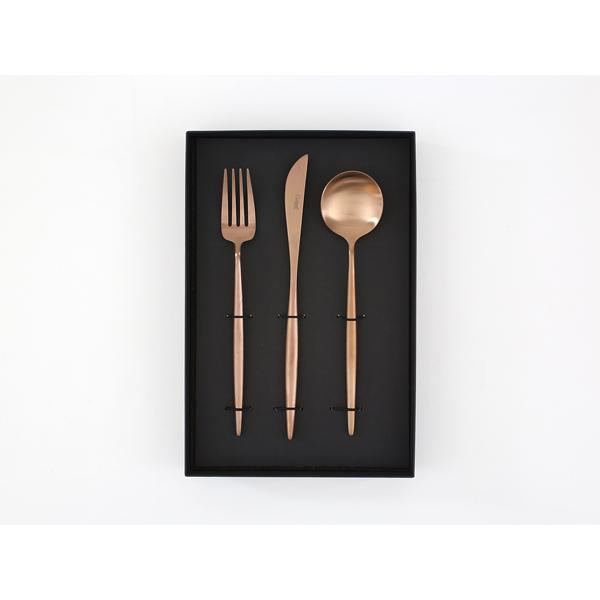 【Cutipol】MOON ディナーナイフ アンバーゴールド CT-MO-03-AGB カトラリー クチポール ムーン 25529 | Cutipol | 06