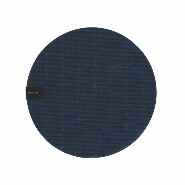 ※在庫限り Chilewich チルウィッチ Bamboo ROUND (028:Lapis) ランチ ョンマット i-25747 | chilewich