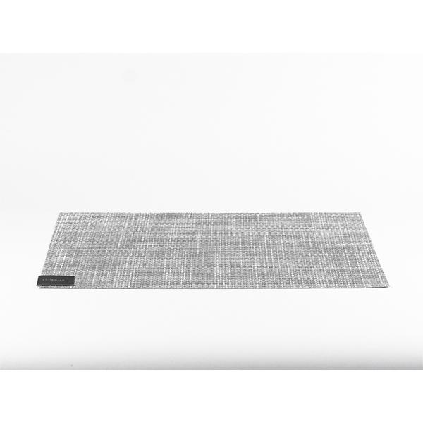 Chilewich チルウィッチ Basketweave RECTANGLE (042:White/Silver) i-25757 | chilewich | 01