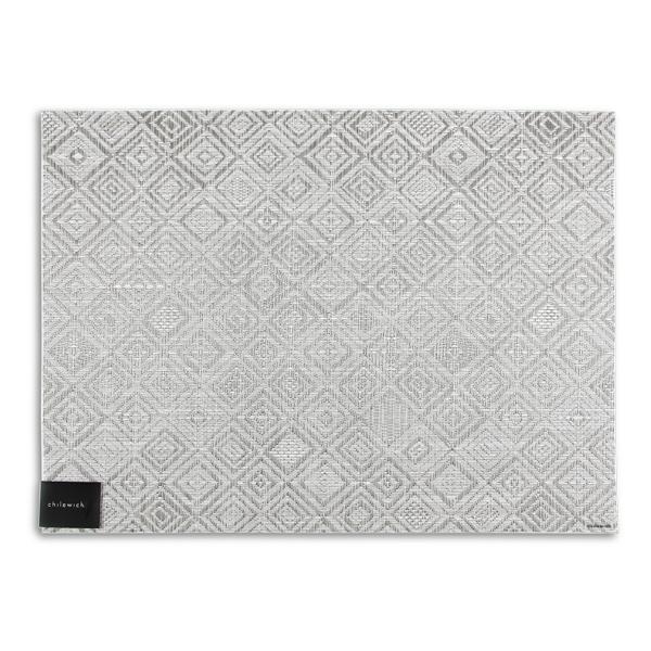 ※在庫限り Chilewich チルウィッチ Mosaic RECTANGLE (002:Grey)  ランチョンマット i-25759 | chilewich