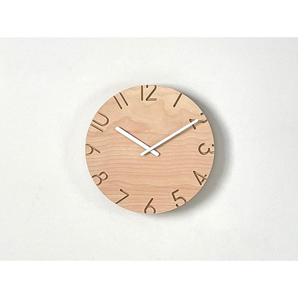 Lemnos CARVED WOOD BIRCH (SIZE:L) NTL16-05 レムノス 壁掛時計 i-32233 | Lemnos | 01