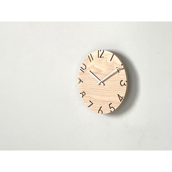 Lemnos CARVED WOOD BIRCH (SIZE:L) NTL16-05 レムノス 壁掛時計 i-32233 | Lemnos | 02