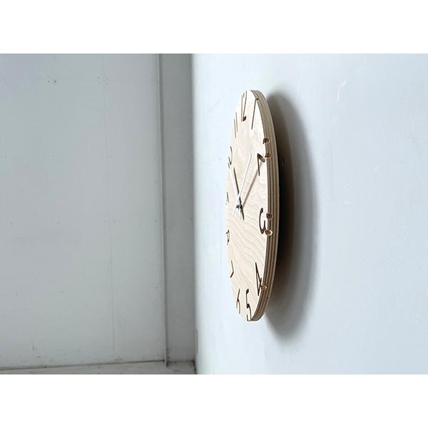 Lemnos CARVED WOOD BIRCH (SIZE:L) NTL16-05 レムノス 壁掛時計 i-32233 | Lemnos | 04