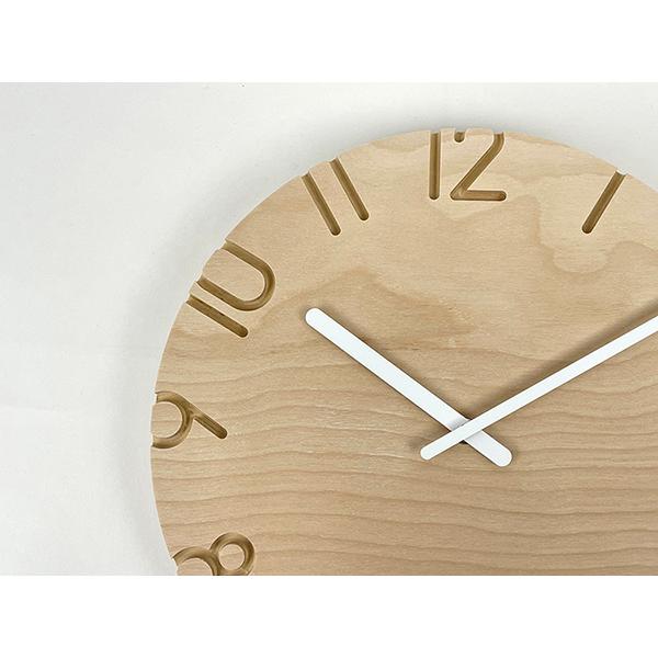 Lemnos CARVED WOOD BIRCH (SIZE:L) NTL16-05 レムノス 壁掛時計 i-32233 | Lemnos | 05