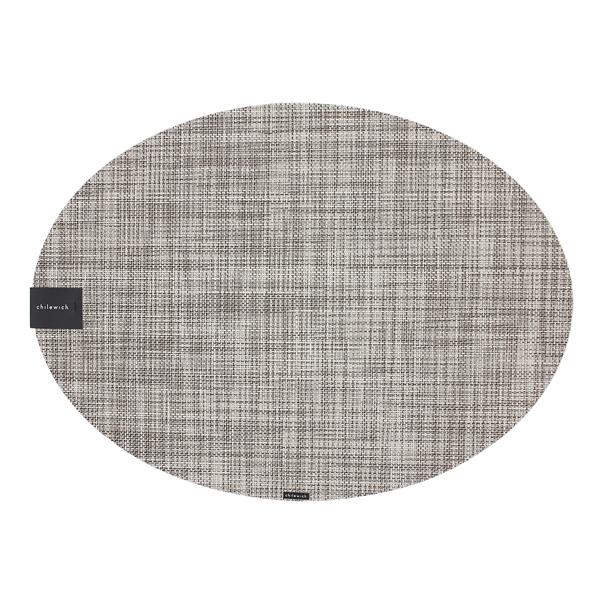 Chilewich チルウイッチ Mini Basketwewave OVAL (010:Gravel) ランチョンマット i-30362 | chilewich