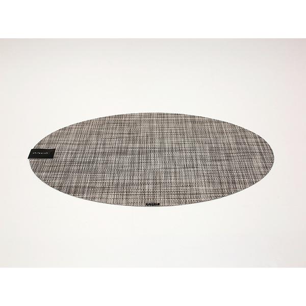 Chilewich チルウイッチ Mini Basketwewave OVAL (010:Gravel) ランチョンマット i-30362 | chilewich | 01