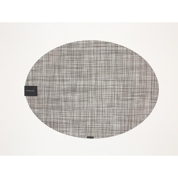 Chilewich チルウイッチ Mini Basketwewave OVAL (010:Gravel) ランチョンマット i-30362 | chilewich | 02