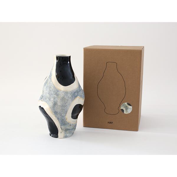 HAY】 JESSICA HANS VASE (グロッシーカウ) フラワーベース せっ器 母