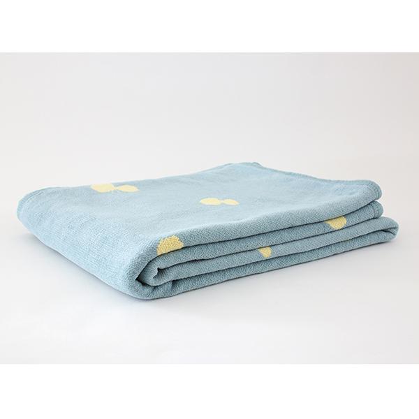 【正規取扱店】KLIPPAN シュニールコットン シングルブランケット CHOUCHO(SIZE:約140cm×180cm/ブルーイエロー) KP892307 26221 | KLIPPAN | 01