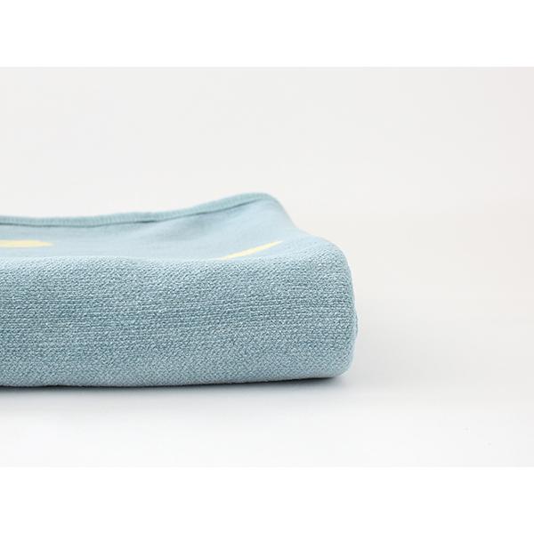 【正規取扱店】KLIPPAN シュニールコットン シングルブランケット CHOUCHO(SIZE:約140cm×180cm/ブルーイエロー) KP892307 26221 | KLIPPAN | 04