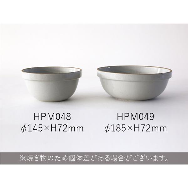 【HASAMI PORCELAIN】 ラウンドボウル HPM049 (φ18.5cm  クリア/グロスグレー) 食器 波佐見焼 ハサミポーセリン  33598 | HASAMI PORCELAIN | 08