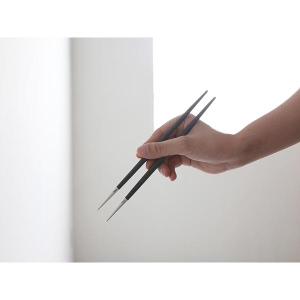 【Cutipol】GOA お箸セット 1膳 ブラックシルバー CT-GO-29-F カトラリー クチポール ゴア 31927 | Cutipol | 01