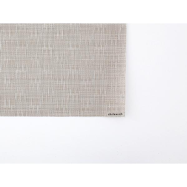 ※在庫限り Chilewich チルウイッチ Bay Weave RECTANGL (003：Flax) ランチョンマット i-28577 | chilewich | 03
