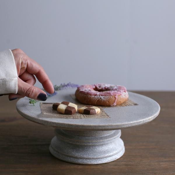 【MISHIM POTTERY CREATION】fractal cakestand (size:M hibi) かいらぎ 美濃焼 i-32081 | 