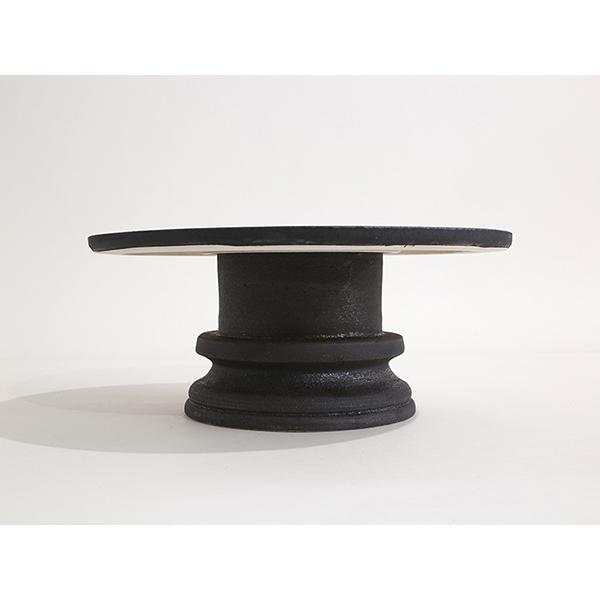【MISHIM POTTERY CREATION】fractal cakestand (size:L susu) かいらぎ 美濃焼 i-32085 |  | 02