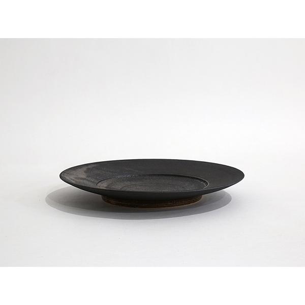 【MISHIM POTTERY CREATION】fractal rim plate (size:M susu) かいらぎ 美濃焼 i-32088 |  | 01