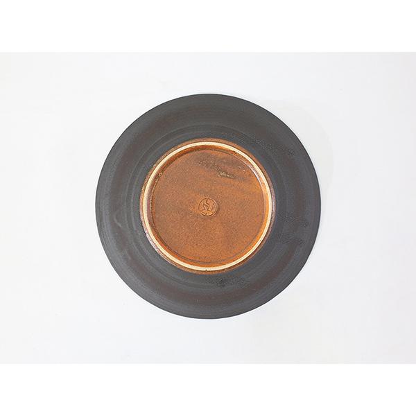 【MISHIM POTTERY CREATION】fractal rim plate (size:M susu) かいらぎ 美濃焼 i-32088 |  | 04