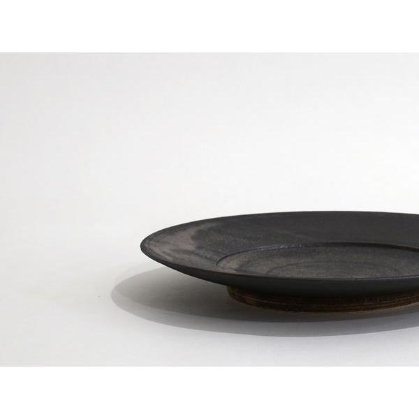 【MISHIM POTTERY CREATION】fractal rim plate (size:M susu) かいらぎ 美濃焼 i-32088 |  | 05