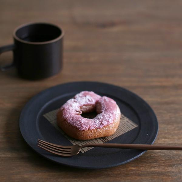 【MISHIM POTTERY CREATION】fractal cake plate (susu) かいらぎ 美濃焼 i-32091 | 