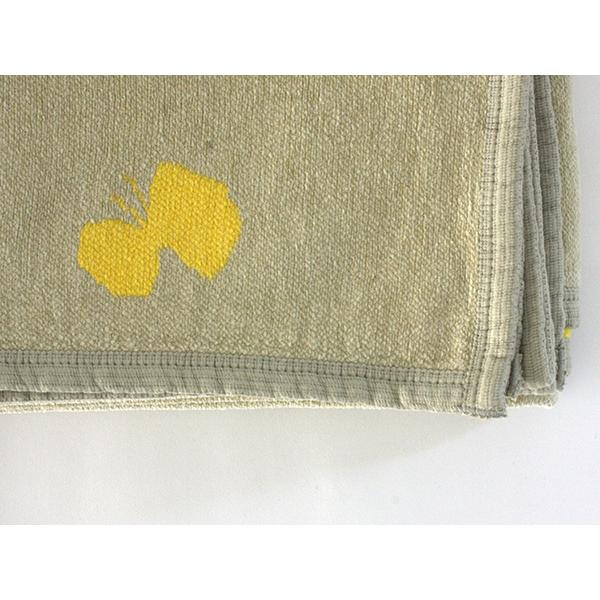 【正規取扱店】KLIPPAN シュニールコットン シングルブランケット CHOUCHO(SIZE:約140cm×180cm/オリーブイエロー) KP892138 31253 | KLIPPAN | 04