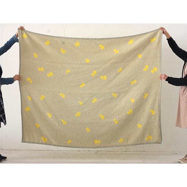 【正規取扱店】KLIPPAN シュニールコットン シングルブランケット CHOUCHO(SIZE:約140cm×180cm/オリーブイエロー) KP892138 31253 | KLIPPAN | 05