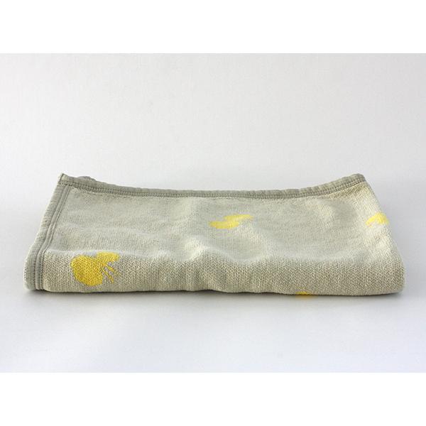 【正規取扱店】KLIPPAN シュニールコットン ハーフブランケット CHOUCHO(SIZE:約90cm×140cm/オリーブイエロー) KP892139 29687 | KLIPPAN | 02
