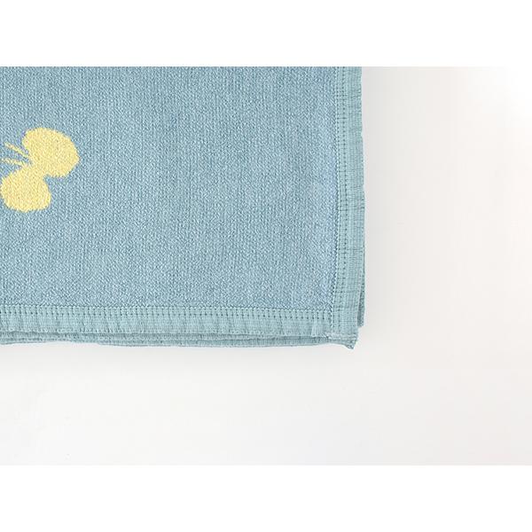 【正規取扱店】KLIPPAN シュニールコットン ハーフブランケット CHOUCHO(SIZE:約90cm×140cm/ブルーイエロー) KP892308 29688 | KLIPPAN | 05