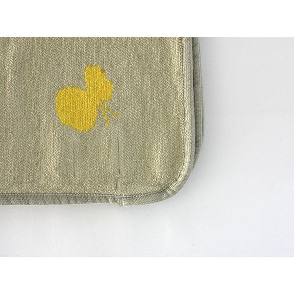 【正規取扱店】KLIPPAN シュニールコットン ミニブランケット CHOUCHO(SIZE:約70cm×90cm/オリーブイエロー) KP892140 29692 | KLIPPAN | 04