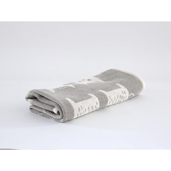 【正規取扱店】KLIPPAN シュニールコットン ミニブランケット ボブキャット(SIZE:約70cm×90cm/グレー) KP253803 29709 | KLIPPAN | 01