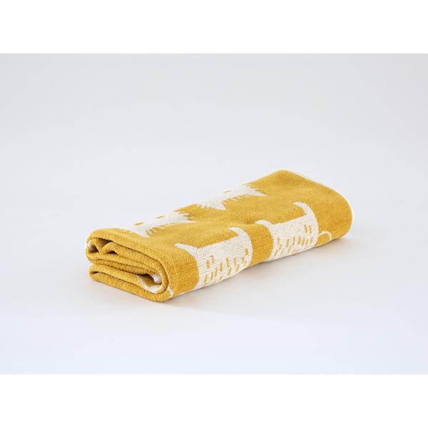 【正規取扱店】KLIPPAN シュニールコットン ミニブランケット ボブキャット(SIZE:約70cm×90cm/イエロー) KP253801 29710 | KLIPPAN | 01