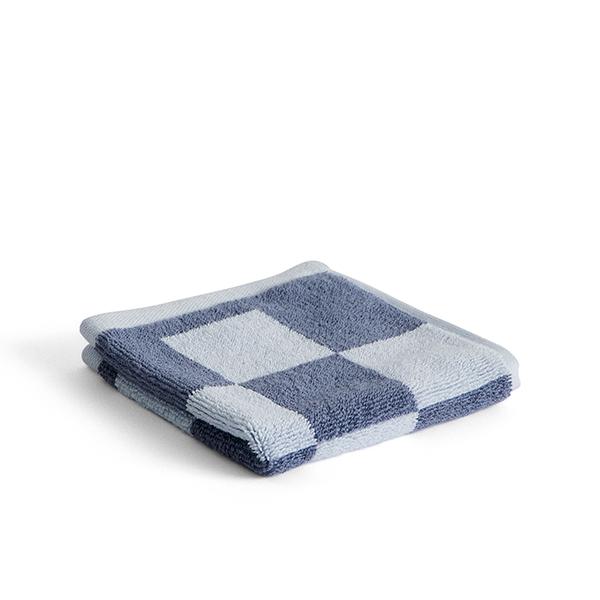 HAY Check Wash Cloth  (Steel blue) AE737-E152-AP22 ハンカチ タオル i-32985 | HAY