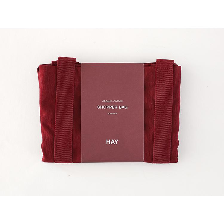 正規取扱店 HAY Shopper Bag Medium Burgundy ヘイバッグ i-34069 | HAY | 01