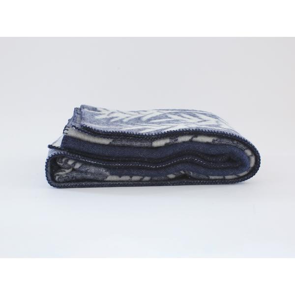 【正規取扱店】KLIPPAN クリッパン ウールシングルブランケット HOUSE IN THE FOREST(SIZE:1300mm×1800mm/ネイビー) KP890581　30422 | KLIPPAN | 02