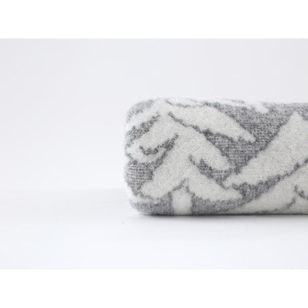 【正規取扱店】KLIPPAN クリッパン ウールシングルブランケット HOUSE IN THE FOREST(SIZE:1300mm×1800mm/グレー) KP225101　30423 | KLIPPAN | 03