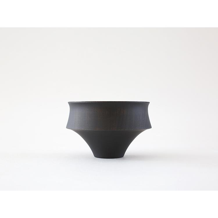我戸幹男商店 椀 TSUMUGI 汁椀 富士型（ブラック）G1320-18732　i-33476 |  | 02