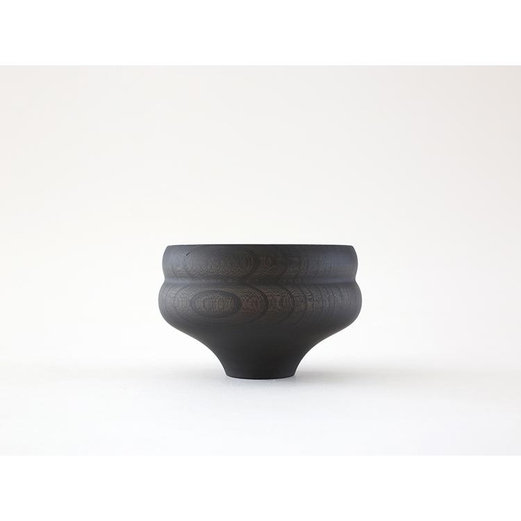 我戸幹男商店 椀 TSUMUGI 汁椀 瓢型（ブラック）G1321-18734　i-33477 |  | 02