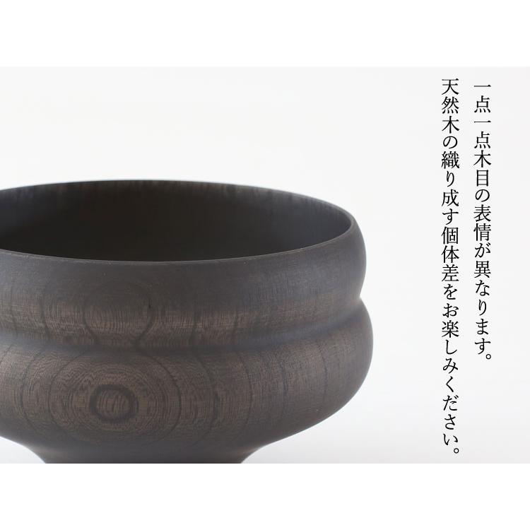 我戸幹男商店 椀 TSUMUGI 汁椀 瓢型（ブラック）G1321-18734　i-33477 |  | 03