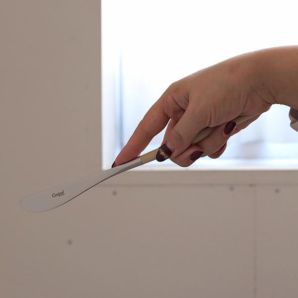 【Cutipol】MIO ディナーナイフ(アイボリーシルバー)CT-MII-F-03 カトラリー クチポール ミオ i-34038 | Cutipol