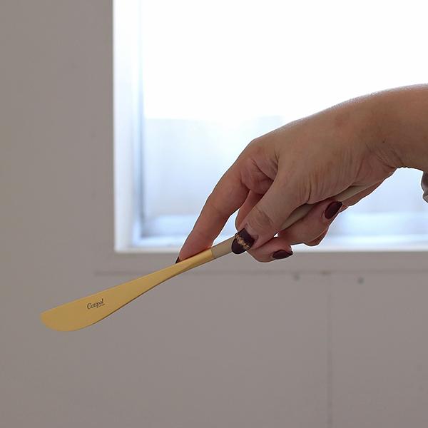 【Cutipol】MIO ディナーナイフ(アイボリーゴールド)CT-MII-GB-03 カトラリー クチポール ミオ i-34041 | Cutipol