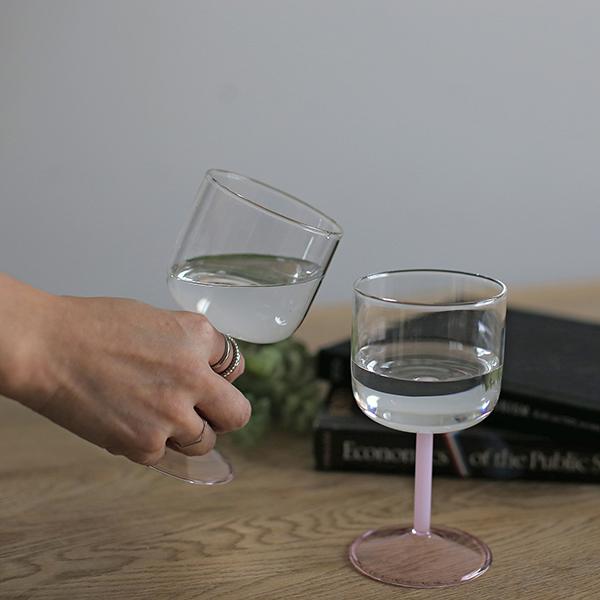HAY TINT WINEGLASS SET OF 2（Clear jade light pink and light pink) 食器 ワイングラス i-34083 | HAY