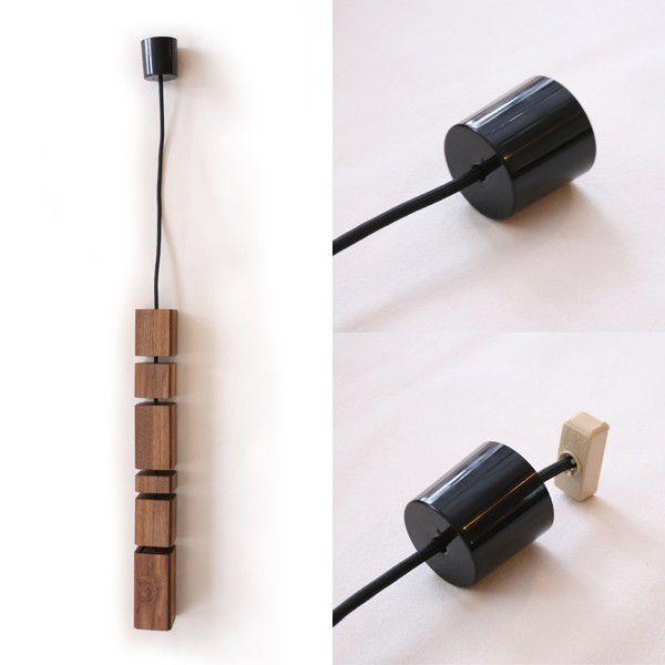2are3 LEDtsumiki pendant lamp (size:S) ペンダントランプ ウォールナット 丹羽望 受注生産品 |  | 02