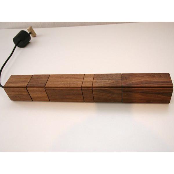 2are3 LEDtsumiki pendant lamp (size:S) ペンダントランプ ウォールナット 丹羽望 受注生産品 |  | 03