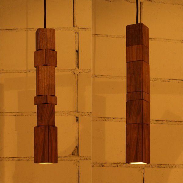 2are3 LEDtsumiki pendant lamp (size:S) ペンダントランプ ウォールナット 丹羽望 受注生産品 |  | 04