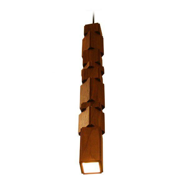 2are3 LEDtsumiki pendant lamp(size:L) ペンダントランプ ウォールナット 丹羽望 受注生産品 | 